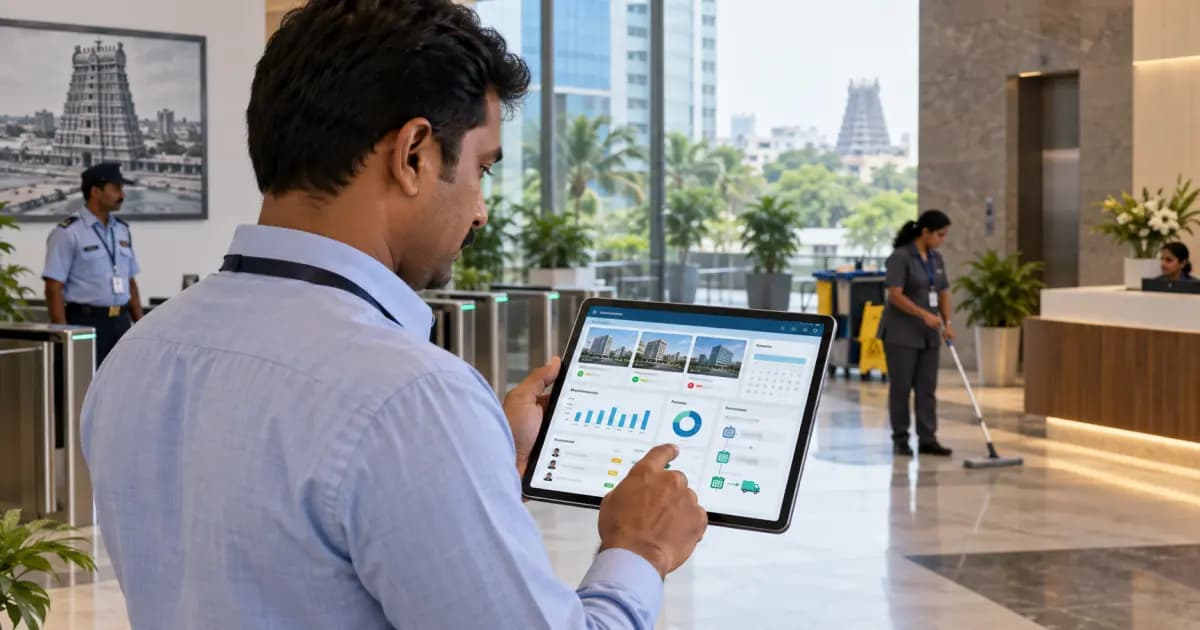 Cover image for ERP Software for Facility Management Companies: From Attendance to Billing